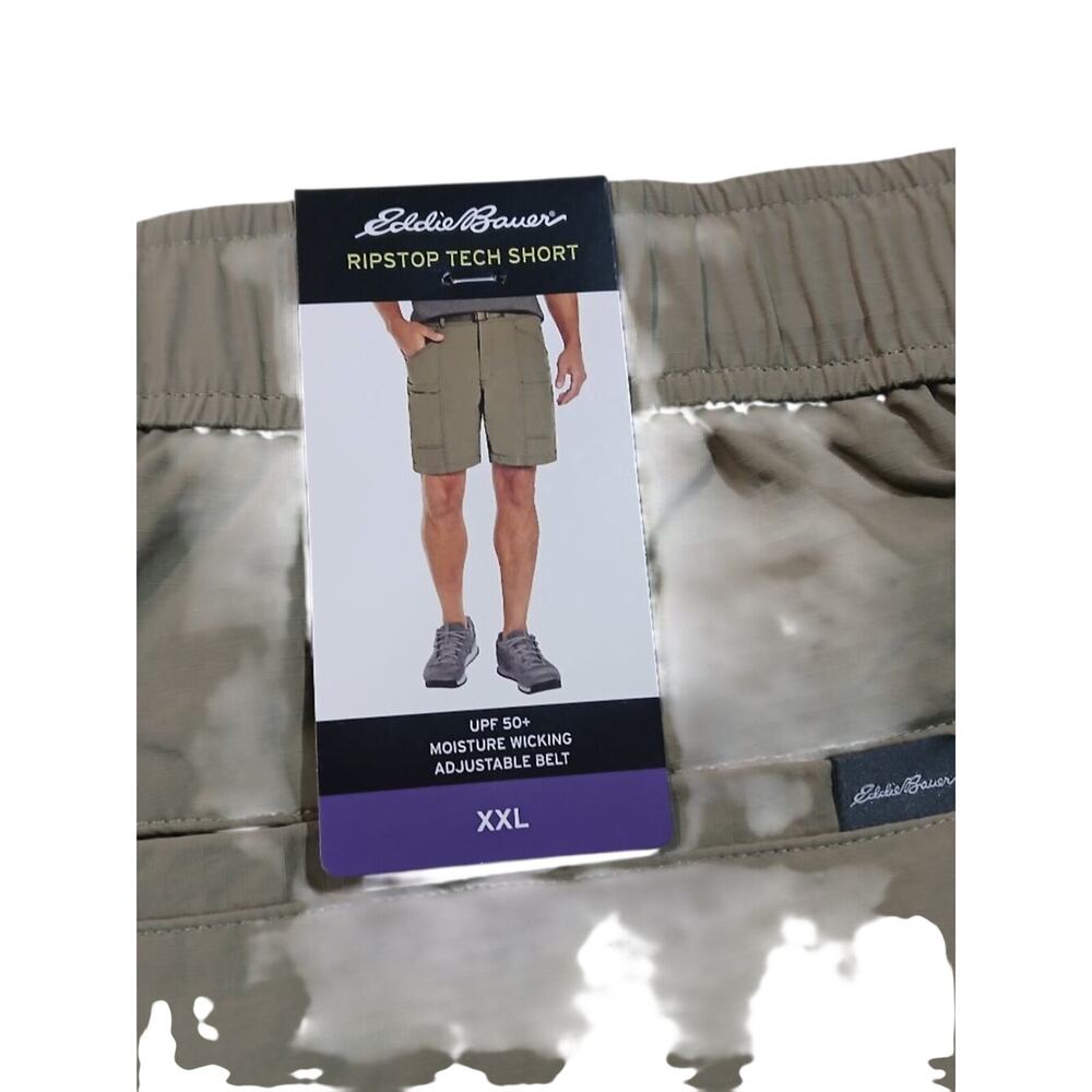 NWT Eddie Bauer Ripstop Tech Shorts XXL UPF 50+ - Picture 4 of 10